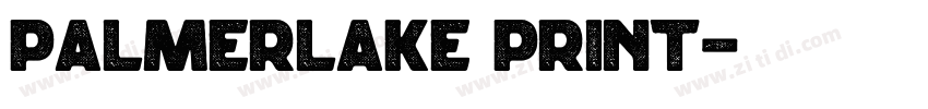 Palmerlake Print字体转换